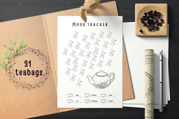 Download Monthly Mood Tracker Planner Printables - Month Collection