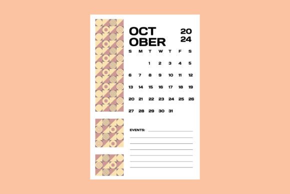 Download October 2024 Calendar or Planner Design - Planner design Collection