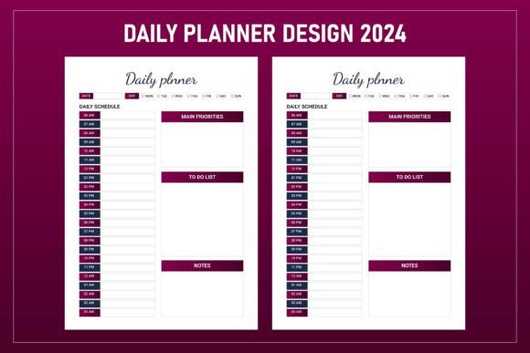 Download Daily Planner Design 2024 - Planner design Collection