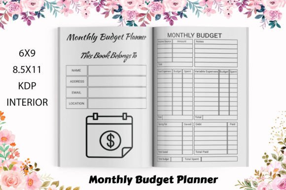 Download Monthly Budget Planner | Printable - Month Collection