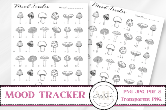 Download Monthly Mood Tracker Printables - Month Collection