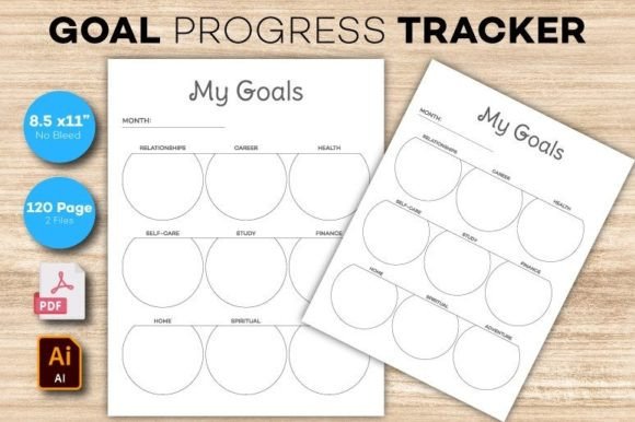 Download Goal Progress Tracker | Monthly Goals - Month Collection