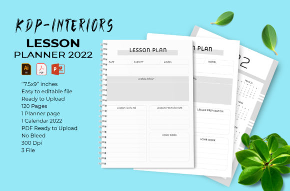 Download Monthly Goals Planner - KDP Interior's - Month Collection
