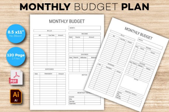 Download Monthly Budget Plan | Finance Tracker - Month Collection