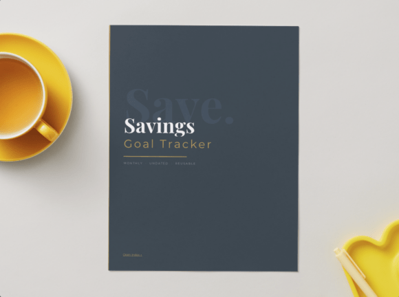 Download Monthly Undated Savings Goal Tracker - Month Collection