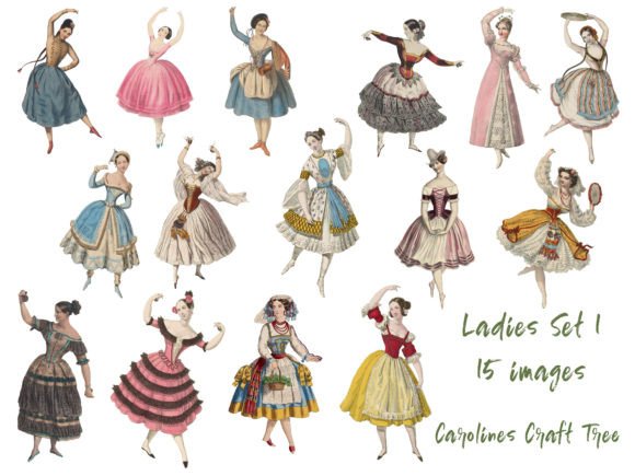 Download Lady Cutouts Set 1 - Premium Resources