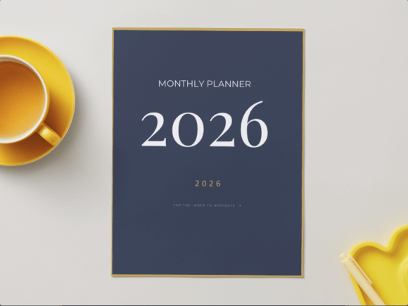 Download Hyperlinked Monthly 2026 Calendar Canva - Month Collection