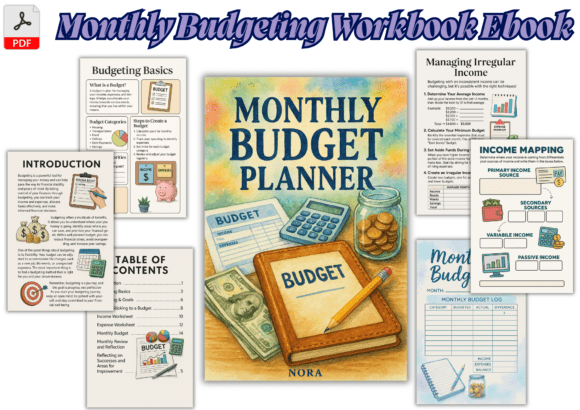 Download Monthly Budget Planner Workbook - Month Collection