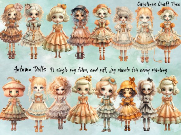 Download Autumn Doll Cutouts - Premium Resources